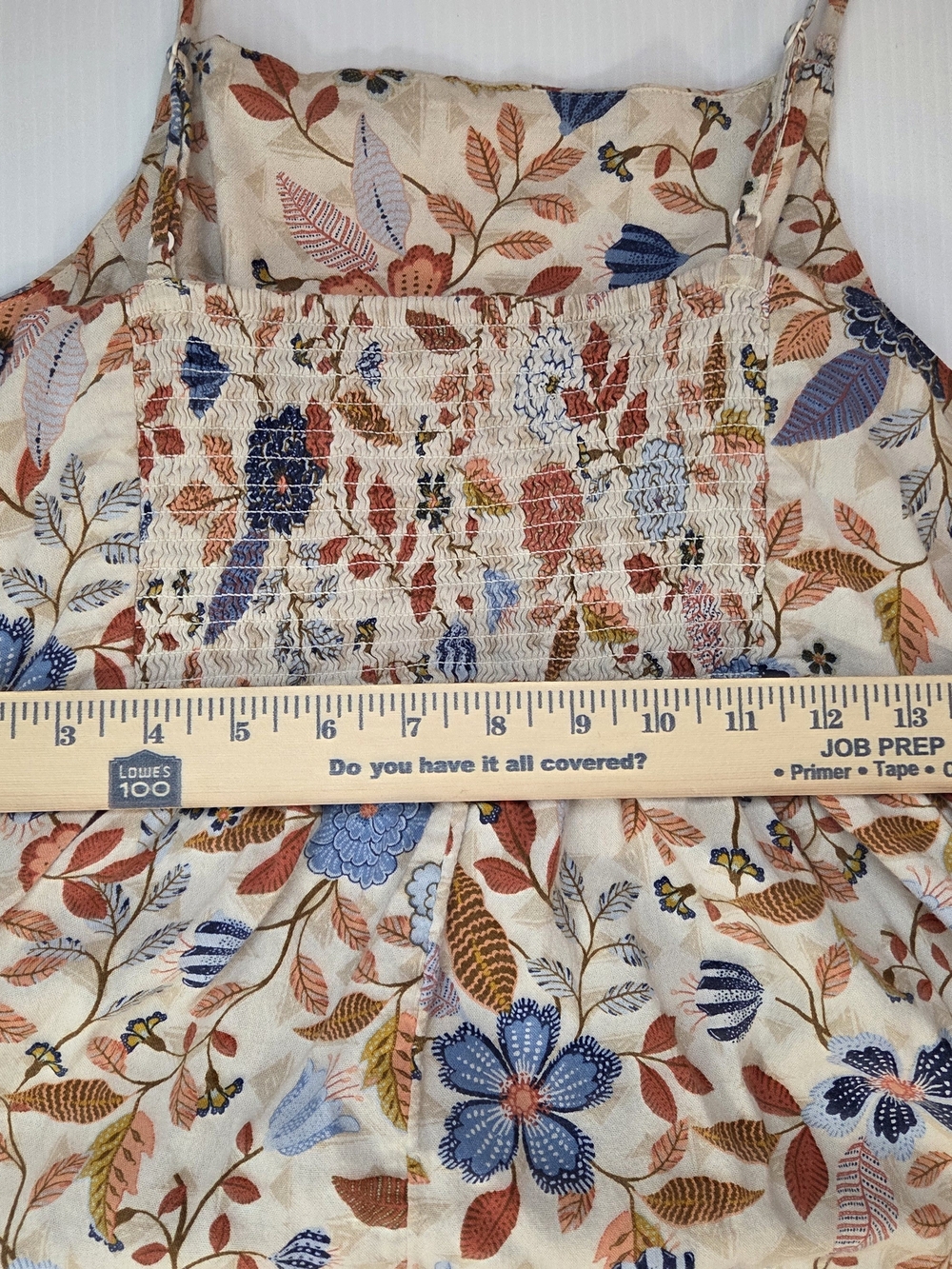 Old Navy Floral Spaghetti-Strap Maxi Dress in Cream and Multi - Picture 4 of 7